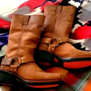 Harley Davidson Women's Size 7 Tan Boots